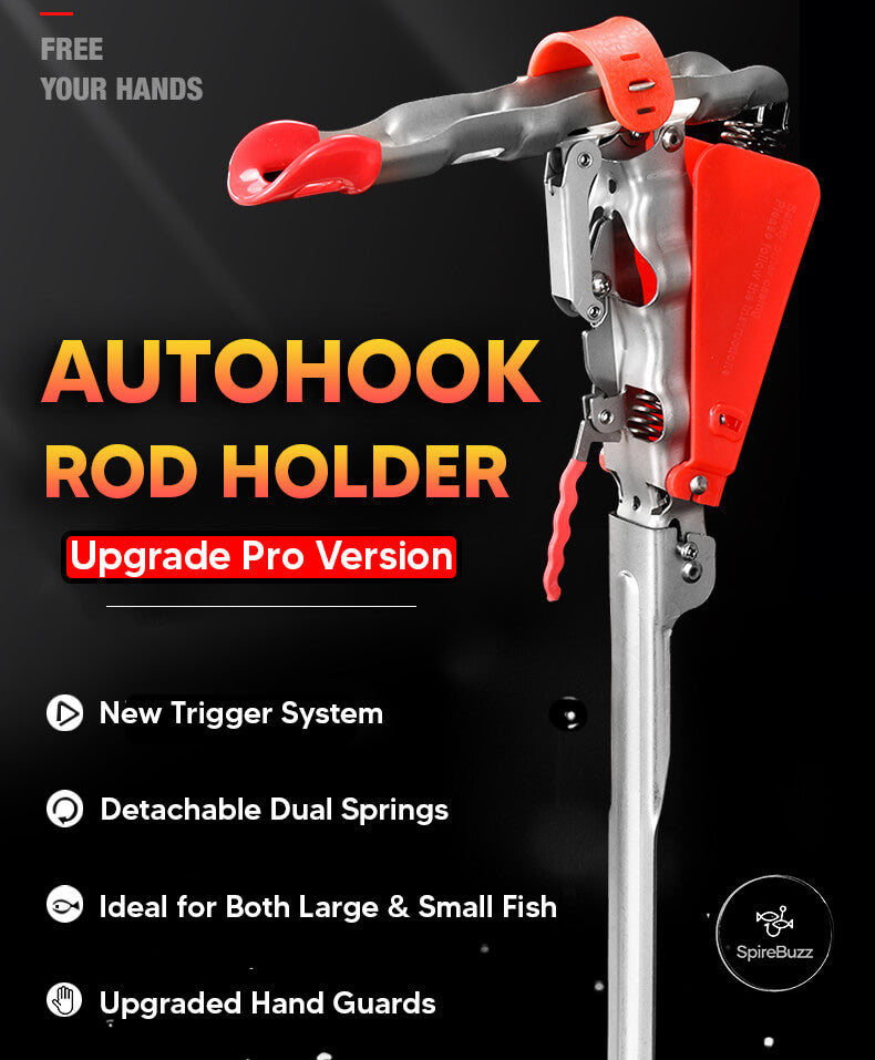 Spirebuzz™ AutoHook Rod Holder PRO