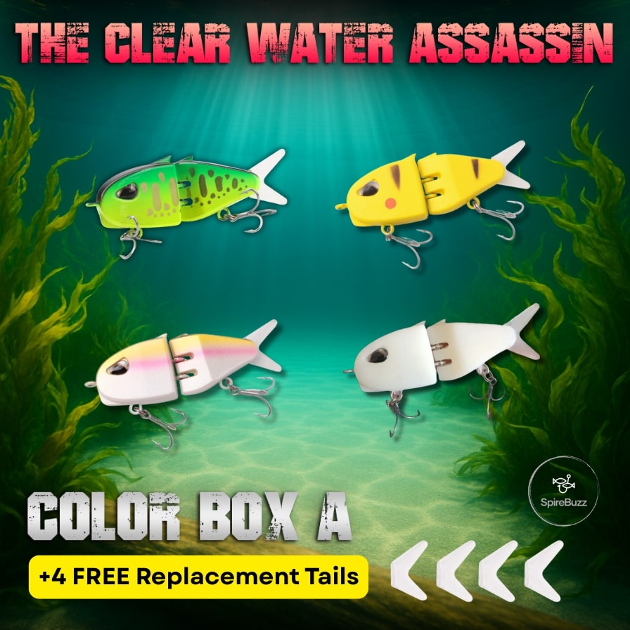 Spirebuzz GhostShad - 4 Pcs Set