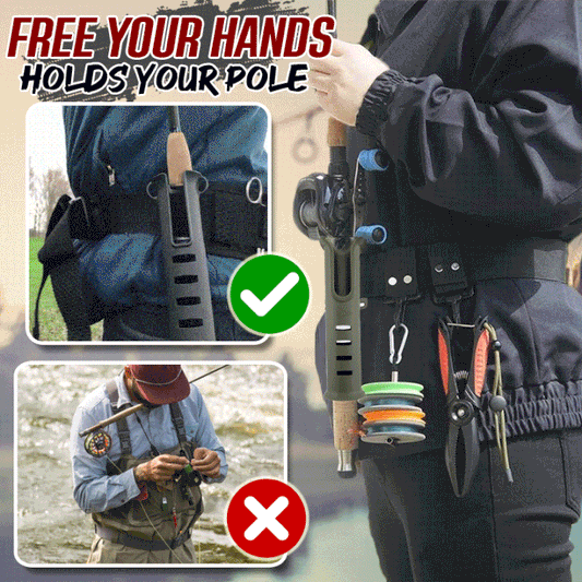 3rd Hand Fishing Rod Holder Belt - SpireBuzz