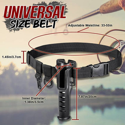 3rd Hand Fishing Rod Holder Belt - SpireBuzz