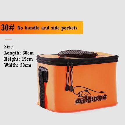 EVA Portable Fishing Bag Folding Thicken Live Fishing Box Tank Bucket (FREE OXYGEN PUMP) - SpireBuzz