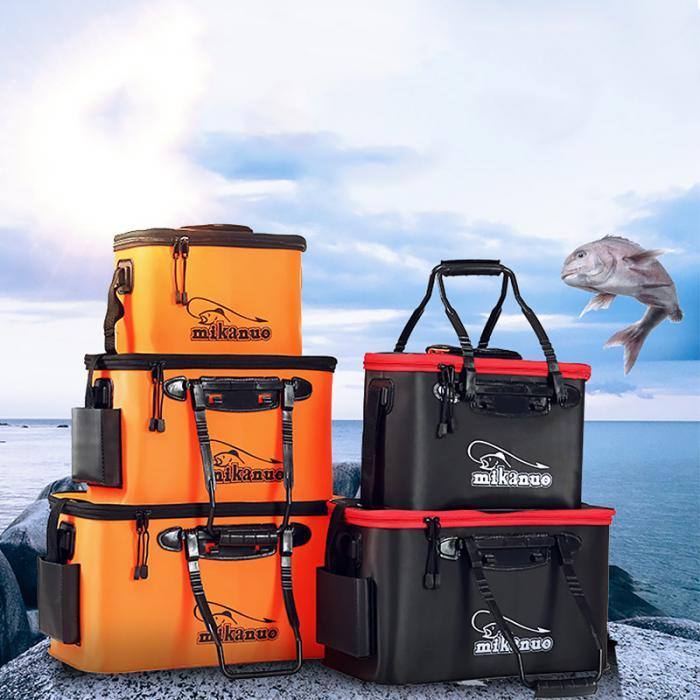 EVA Portable Fishing Bag Folding Thicken Live Fishing Box Tank Bucket (FREE OXYGEN PUMP) - SpireBuzz