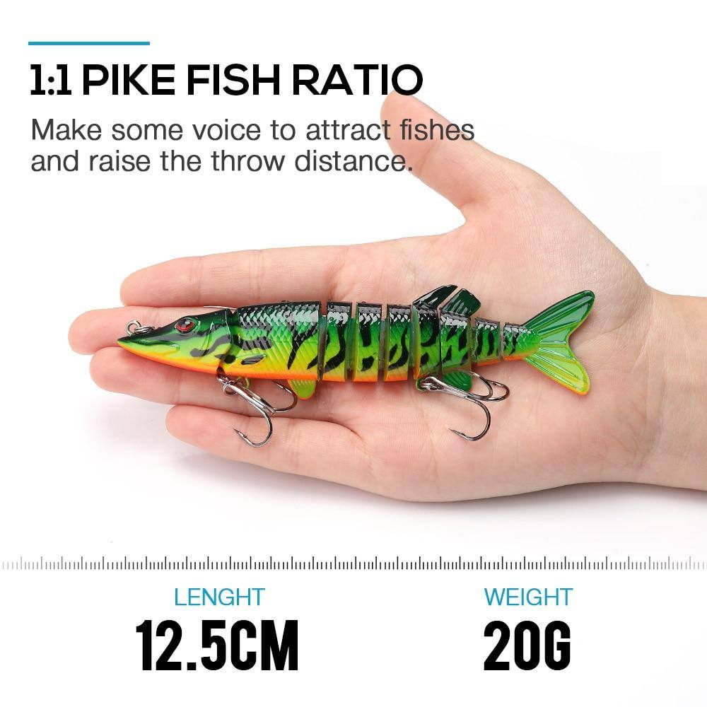 Lifelike Pike Wobblers Fishing Lure - SpireBuzz