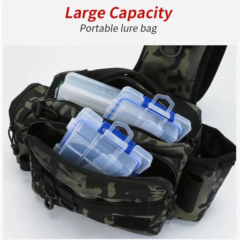 Portable One-shoulder Multifunction Tackle Bag - SpireBuzz