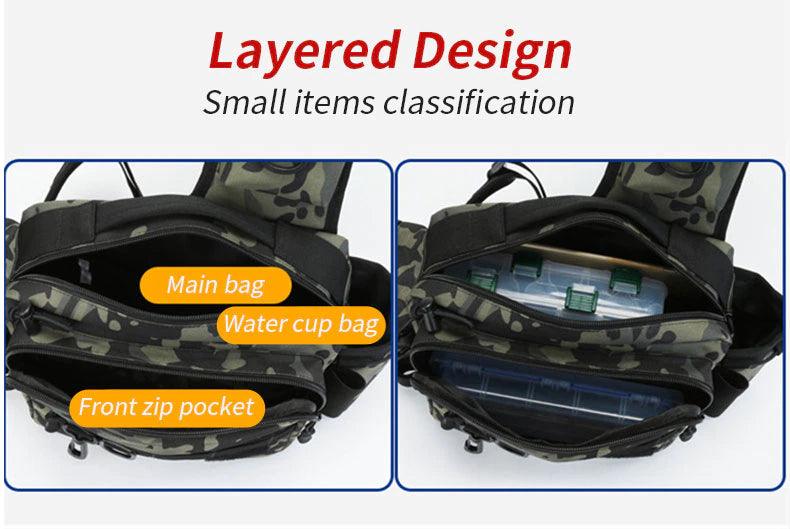 Portable One-shoulder Multifunction Tackle Bag - SpireBuzz