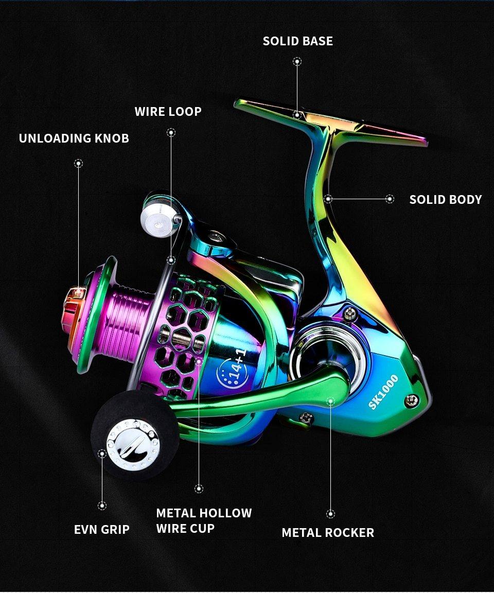 Reelmaister-Multi-Color Fishing Reel – SpireBuzz