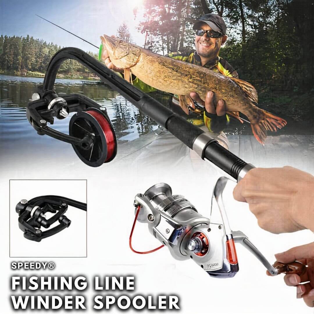 Speedy® Smart Fishing Line Winder Spooler – SpireBuzz Speedy® Smart Fishing Line Winder Spooler – SpireBuzz