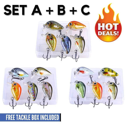 SpireBuzz™ Micro Crankbaits Fishing Lure - SpireBuzz
