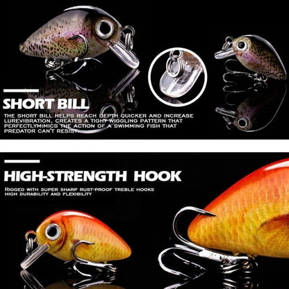 SpireBuzz™ Micro Crankbaits Fishing Lure - SpireBuzz