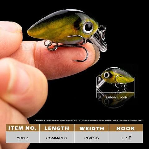 SpireBuzz™ Micro Crankbaits Fishing Lure - SpireBuzz