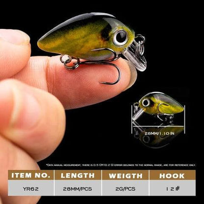 SpireBuzz™ Micro Crankbaits Fishing Lure - SpireBuzz