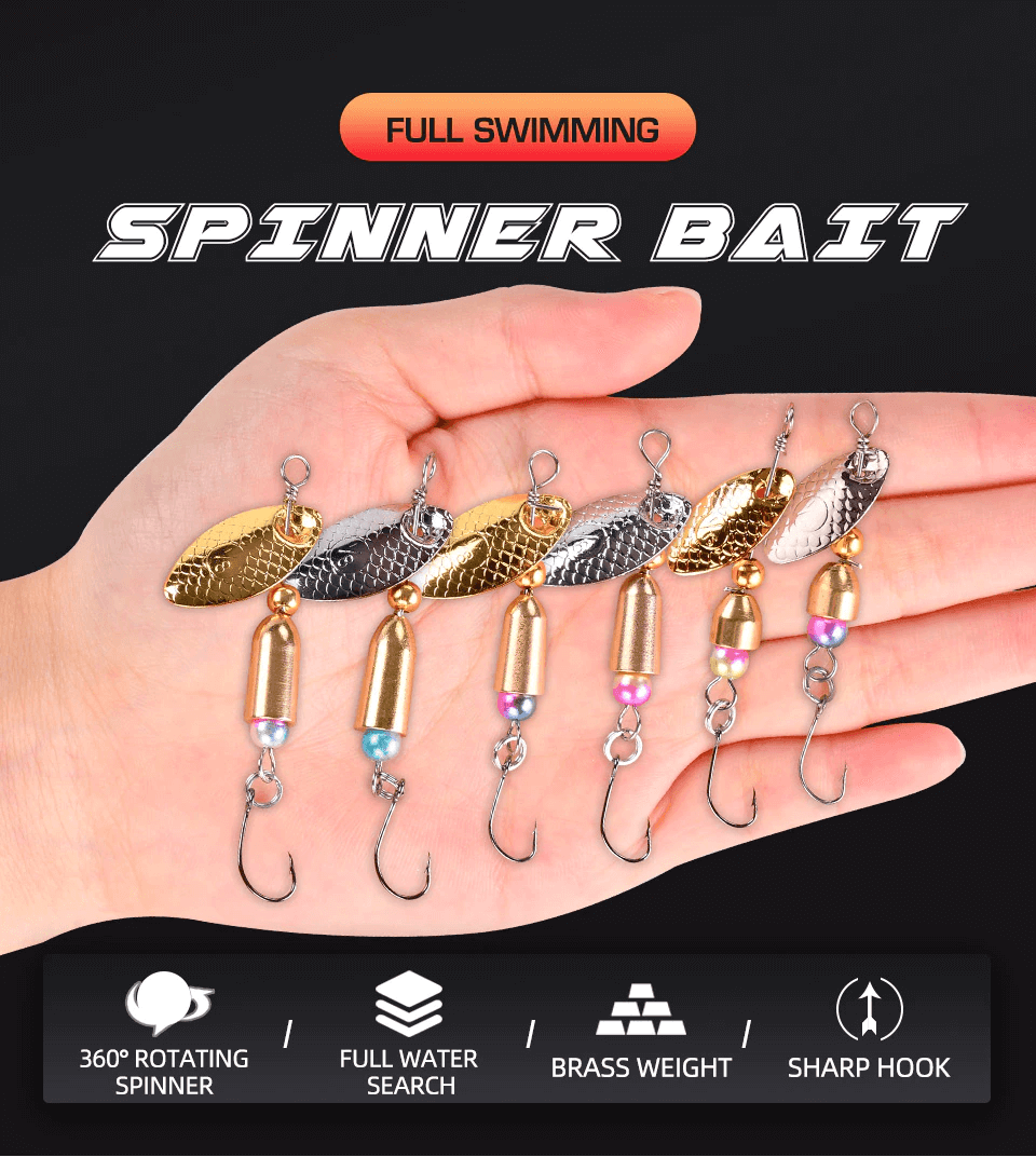 Neamou 10 Pcs Buzz Bait - Bass Fishing Lures Freshwater - Spinner Baits For  Bass Freshwater Saltwater Fishing Spinnerbait Jigs Lure For Bass Pike  Fishing 10 Pcs : : Sports & Outdoors